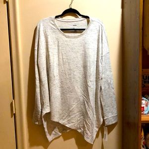 Sonoma long sleeve shirt angled hem